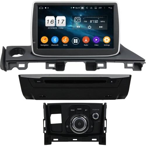 DSP 4GB RAM 9" Android 9.0 Car Radio DVD GPS Multimedia Head Unit for Mazda 6 Atenza 2017 Bluetooth USB WIFI Mirror-link