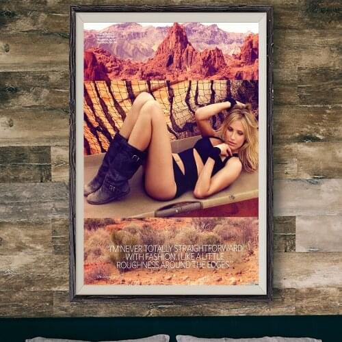 E414 InStyle Sexy Model Movie Star Wall Silk Cloth Poster Art Home Decoration Gift