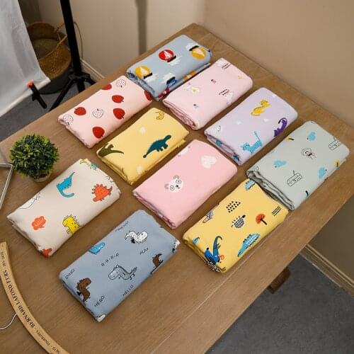 50cm*210cm/Piece,Cartoon Elastic Pure Cotton Thickened Cloth,Baby Clothing,Pajamas,Quilt, Bedding Fabric, DIY Handmade Material