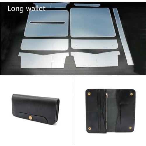 1 Set PVC Stencil Template DIY Sewing patterns Pattern Handmade Leather Craft Tool set 20.7x2.5x10cm