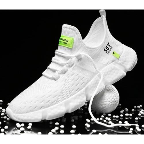 Summer Breathable Men Sport Shoes Leisure Light Men Sneakers Causal Men Running Shoes 39-46 Tenis Masculino Male Footwear