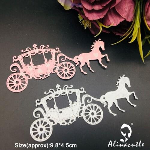 Metal Cutting die Cut princess Vintage Carriage DIY Scrapbooking Paper Craft Handmade Card Album Punch Art Cutter Alinacutle Die