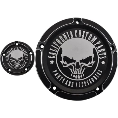 Motorcycle Derby Timer Clutch Timing Covers Master Cylinder Chain Inspection Cover For Harley Dyna Touring or Trike models