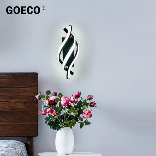 Modern LED Wall Lamp, Bedside Lamp, Indoor descration Lighting, AC90-220V, 16W, 6000K (Cold Light)