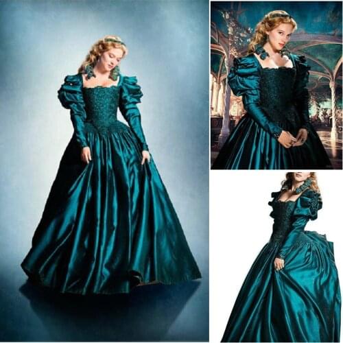 2017 New!Vintage Victorian Dress1860S Scarlett Civil War Southern Belle dress Cosplay Halloween dresses US4-36 C-926