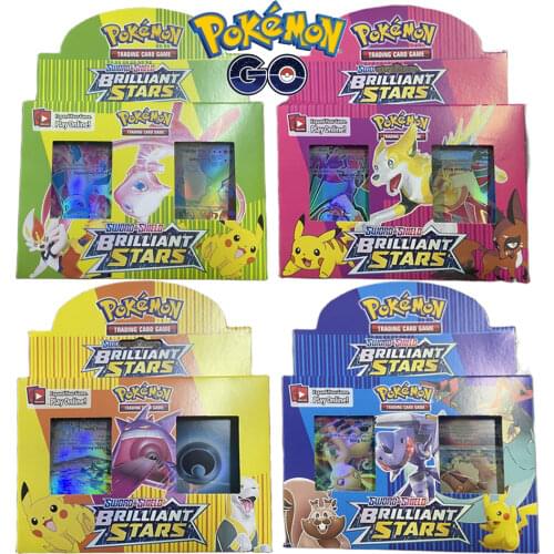 New 54PCS/BOX SUN&MOON TEAM UP GX MEGA Pokemon Shining Card Game Battle Carte Trading Cards Game Children Pokemon Toys