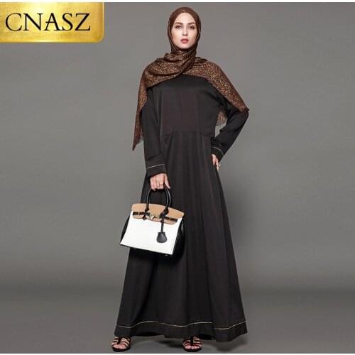 New Arrivals Muslim Fashion Arabic Women Islamic Clothing Caftan Dubai Dress for Women robe femme hiver 2021 vetement femme