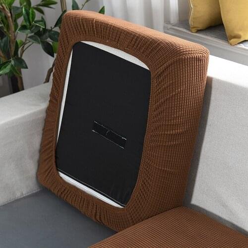 Solid Jacquard sofa cushion cover Solid color furniture protection cover jacquard thick sofa stretch sofa seat cover