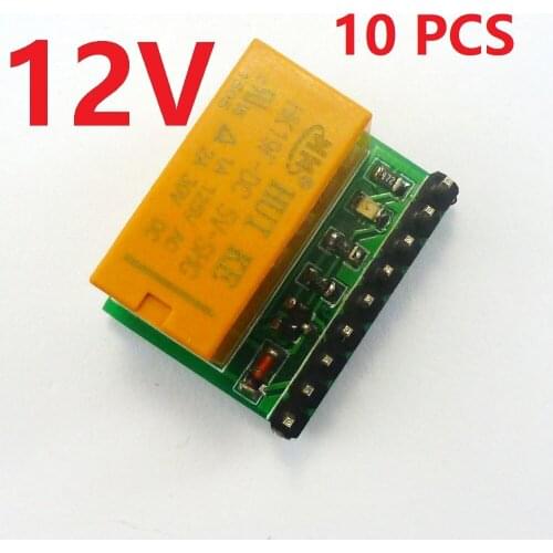 DR21C01x10 DC 12V DPDT Signal Relay Board Dual Channel selector switch Module for Stereo Audio Motor Polarity reversal PLC
