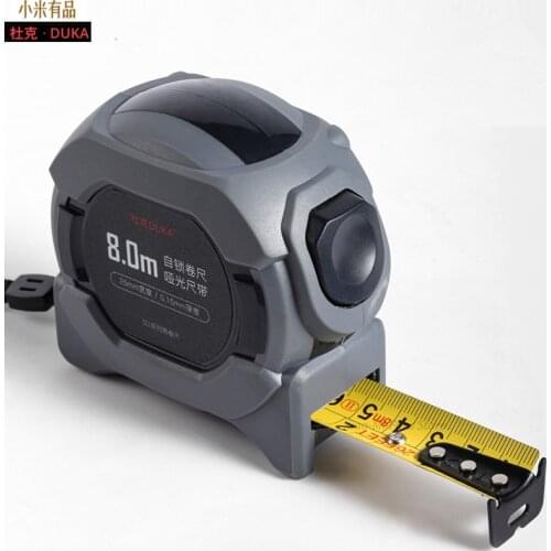 Youpin DUKA Portable Steel Tape Measure 8m Steel Tape Measure Resistance To Fall Distance Measuring Tape Hooks Measuring Tool