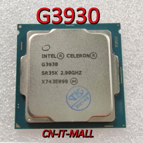 Intel Celeron G3930 CPU 2.9G 2M 2 Core 2 Thread LGA1151 Processor