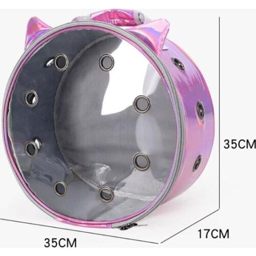 Transparent Cat Backpack Carrier Bag Breathable Puppy Cat Bag Cats Box Cage Small Dog Pet Travel Bag Handbag for Chihuahua
