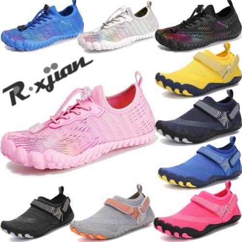 Children water shoes quick-drying beach sandals girls summer breathable barefoot socks swimming diving surfing and wading shoes