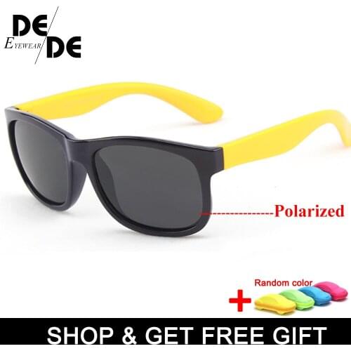 Polarized Kids Sunglasses Children Boys Girls Safety Brand Glasses Flexible Rubber Frame Child Shades