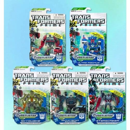 Hasbro TransFormers TFP Optimus Prime Ironhide Ultra Magnus Megatron Bulkheao Model Anime Figures Favorites Collect Ornaments