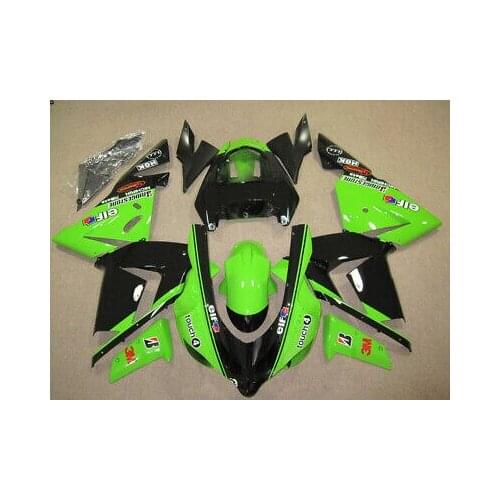 Wotefusi UV Paint Bodywork Fairing Injection Molding For Ninja ZX 10R 2004 2005 (KB)
