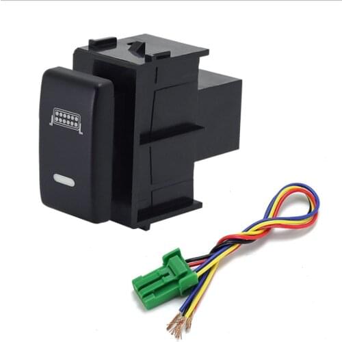 1PC Automatic headlights Front Fog Light Spotlight Tailgate music audio Switch Button For Nissan Qashqai 08-15