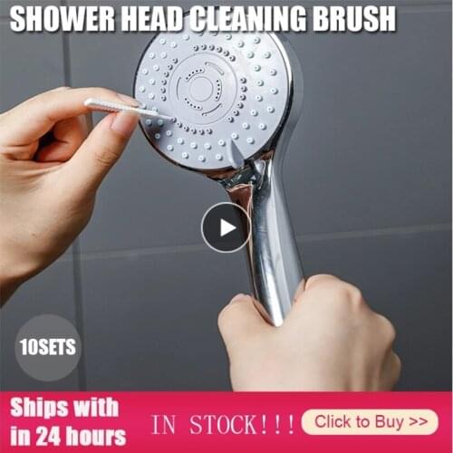 Shower Head Cleaning Small Brush 10 Sets Multifunctional Anti-clogging For Small Nozzle Keyboard Mobile Phone Hole Headset Box