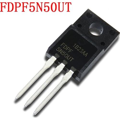 10pcs FDPF5N50UT TO-220F FDPF5N50 TO-220 5N50 5N50UT 500V 5A FDPF5N50T FDPF5N50FT