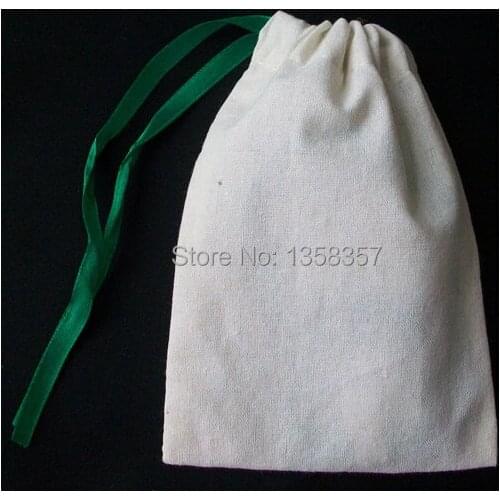 100pcs/lot CBRL small cotton jewelry pouch cotton gift pouch cotton drawstring pouch bag gift bag jade jewelry bag