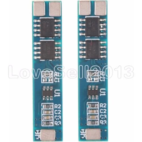 2PCS 2S 5A Li-ion Battery Protection Board BMS PCM For Li-ion Lipo Battery Cell Pack 7.4V 8.4V 18650 BMS PCM