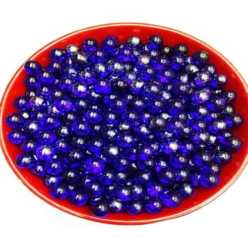 20pcs glass ball 14mm cream console game pinball machine cattle small marbles pat toys parent-child machine beads