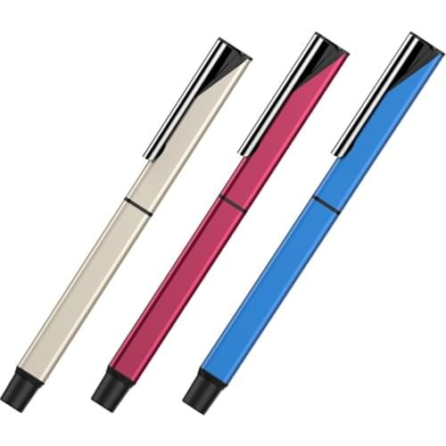 200 pcs/lot Wholesale Metal Gel Pen Pull-Cap Promotional Pen Custom Imprint company Logo Pen