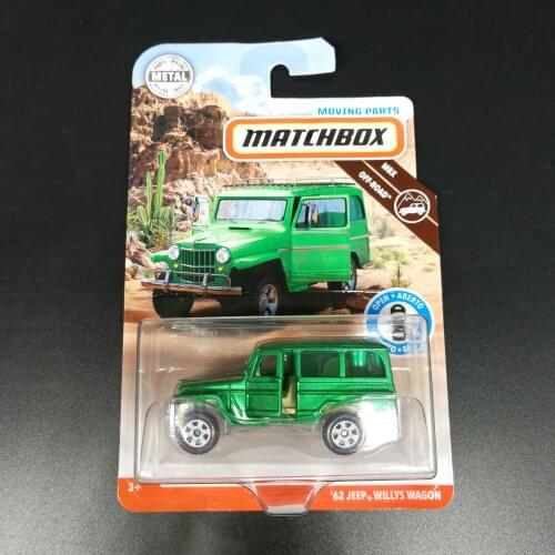 2019 Matchbox Car 1:64 Sports 62 JEEP WILLYS WAGONX Metal Material Body Race Car Collection Alloy Car Gift