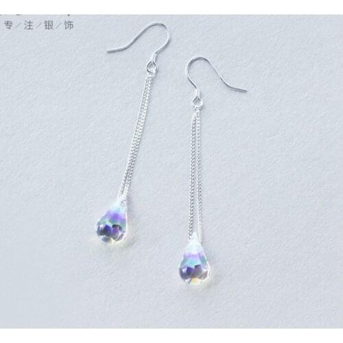 2021 Sale Earrings Women Fashion Original Crystal From Swarovskis Elements Rhinestone Pendant Pendientes Mothers Day Gift