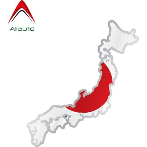 Aliauto Personality Car Sticker Automobile Accessories Japan Country Flag Styling Waterproof Sunscreen Anti-UV Decal,15cm*6cm