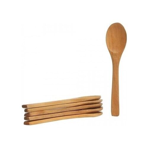 Balsa Wood 6'lı Dessert Spoon dinner plates тарелки для еды посуда для сервировки plate plateau de service
