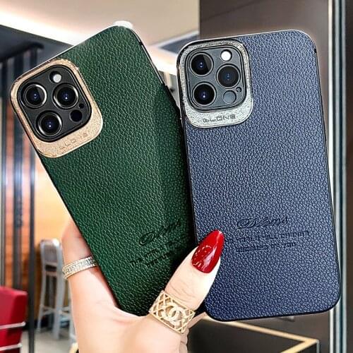 IPhone 11 Case All-inclusive Lens Back Cover Type Anti-drop Genuine Leather IPhone 11promax Case Mobile Phone Accessories