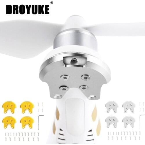 Droyuke 4 pieces Motor mounting base Protector body Anit-Crack Protector Kits for DJI Phantom 2 3 3A 3P 3s SE Drones spare parts