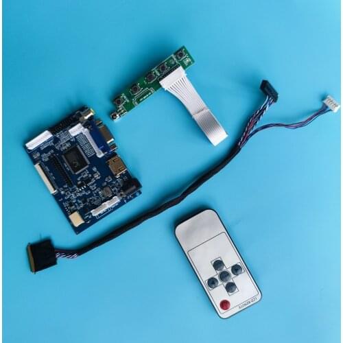 Kit Work for B156XTN04.2/B156XTN04.3 1366x768 2AV VGA AV LED HDMI-compatible LCD remote display Controller Board panel driver