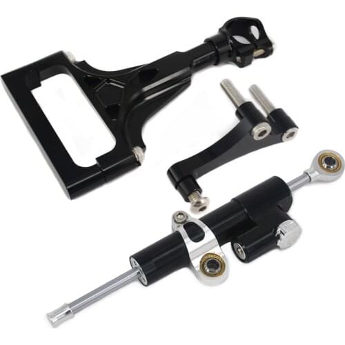 Motorcycle CNC Steering Stabilize Damper Bracket Mount Safety For KAWASAKI Z1000 Z750 2003 2004 2005 2006 2007 2008 2009