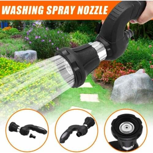 Pressurized Garden Water Gun Nozzle Adjustable Multifunction Car Wash High Pressure Sprayer Watering Irrigation Sprinkler Tool