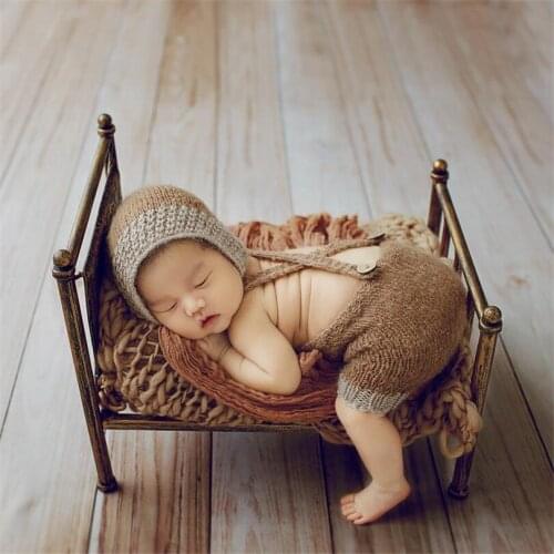 New style Newborn bed prop Vintage Baby bed photography props