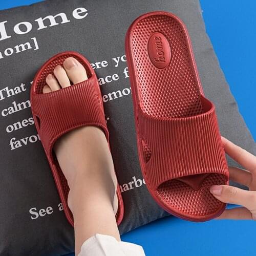 Lovers Four Seasons Slippers Female Home Non-slip Deodorant Summer Indoor Soft Bottom Mute Home Bathroom Bathing Male Sandals