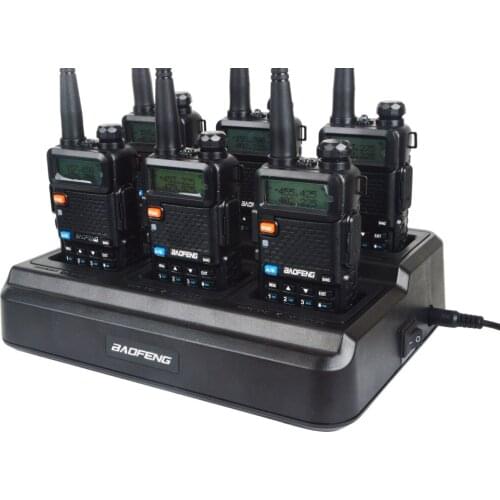 Six Way Charger Baofeng UV-5R Walkie Talkie Intelligent Rapid Multi-charger BL-5X6