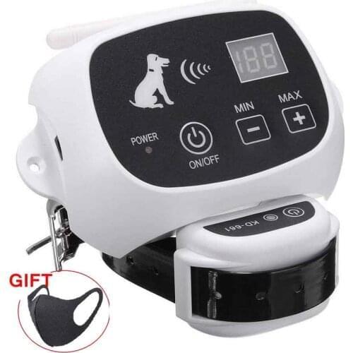 Dog Waterproof Wireless Remote Dog Fence System Pet 0-100 Level Electronic Fencing Device Dog Training Collars Electric Shock