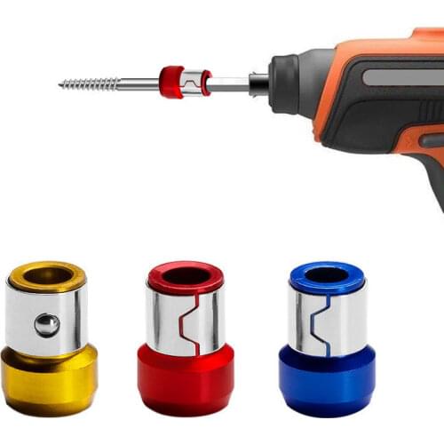 6.35mm Screwdriver Bit Magnetic Ring Metal Anti-Corrosion Strong Magnetizer Screws
