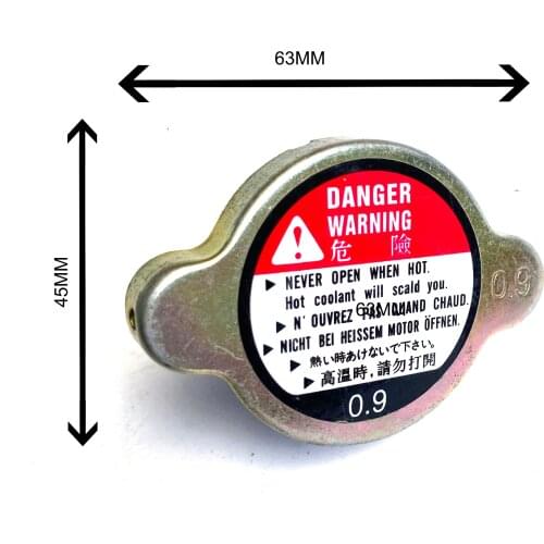 High Qualiity Universal Automobile Radiator Cap Medium Size 0.9 fit for HONDA MAZDA LEXUS TOYOTA SUZUKI NISSAN