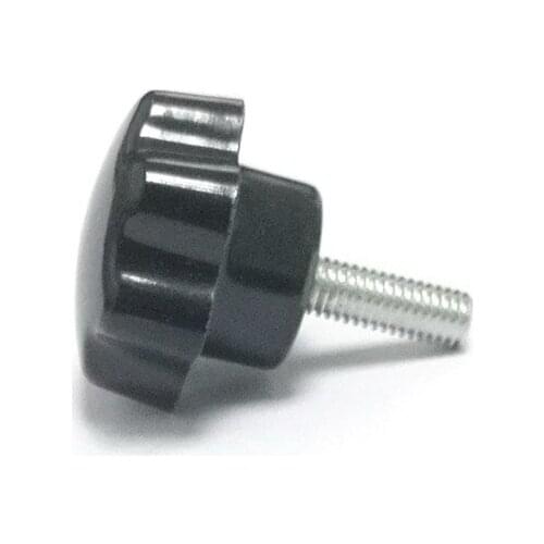 10pcs Rubber tightening screws handle star knob tighten screw high quality alloy knurled thumb screws