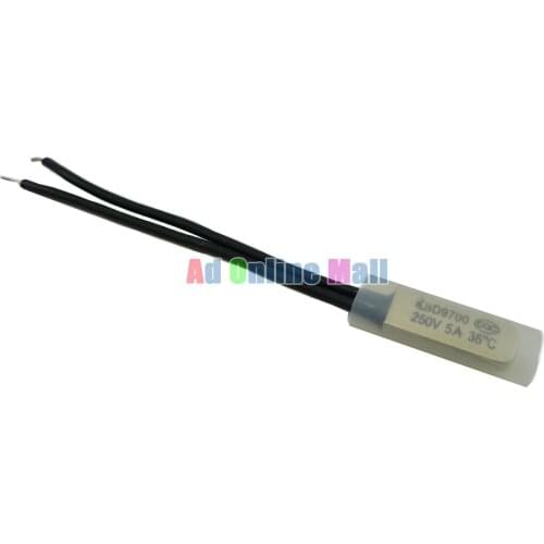 AC250V 5A KSD9700 NO (Normally open ) 35 degree 35 C Thermostat Temperature Thermal Protector Switch Bimetal Disc