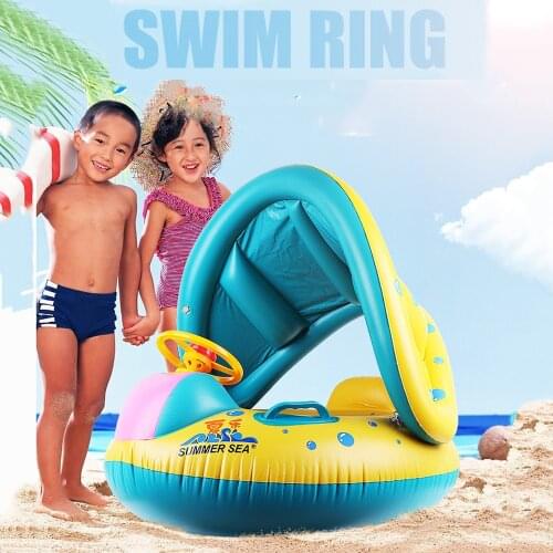 Swimming Baby Pools Accessories Baby Inflatable Ring Baby Neck Inflatable Wheels for Newborns Bathing Circle Safety Neck Float
