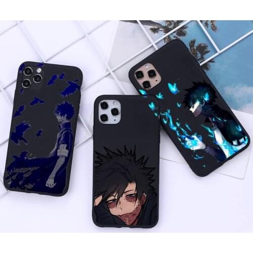 Anime Dabi Boku No Hero Academia Phone Case for iphone 12 11 Pro Mini XS MAX 8 7 6 6S Plus X 5S SE 2020 XR cover