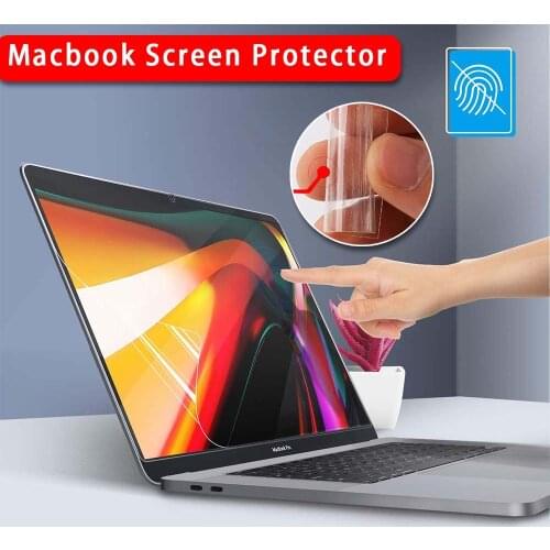 Screen Protective Film for Apple Macbook Pro 16 Inch A2141 Transparent Anti-glare Laptop Screen Protector