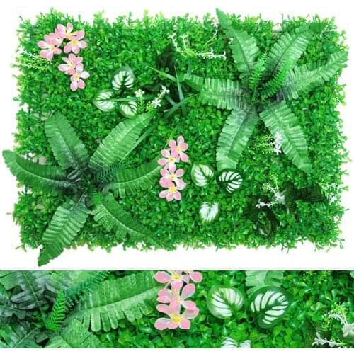 Artificial Leaf Hedge Board 40x60CM Plant Hedge Panel Noise Reduction UV Protected Privacy Fence Screen For Backyard Garden Deco