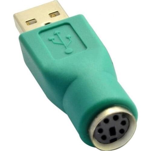 Computer Mouse Keyboard Female to USB Male Adapter Converter Connector for PS2