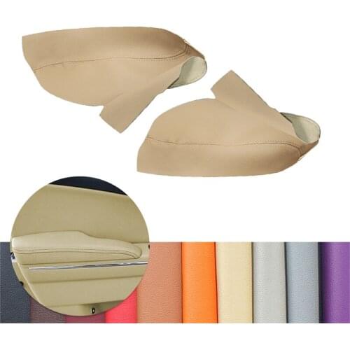Beige For Dodge Charger 2011 2012 2013 2014 2015 2016 2017 2018 2019 Car Accessories Front 2 Doors Armrest Panel Leather Cover